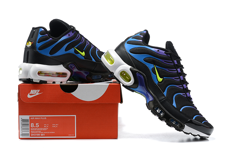 2021 Nike Air Max Plus Black Blue Green White Running Shoes